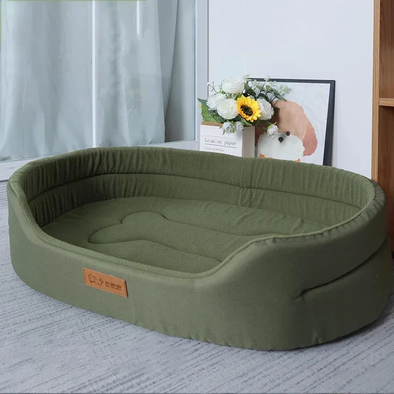 Dog Pet Beds Square Dog Bed For Large Dogs Dog Sofa Beds Waterproof Customized Pet Bed Inner Pad Washable Puppy Kennel Accessory