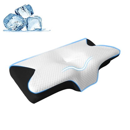 Butterfly Sleep Memory Neck Pillow Slow Rebound Comfortable Memory Foam Sleep Pillow Cervical Orthopedic Neck Massage Bed Pillow